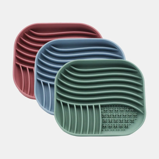 Rutschfeste Silikon-Leckmatte für langsames Füttern von Haustieren