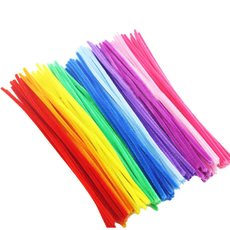 100er Set Bastelstäbchen für Kinder DIY Kreatives Spielzeug Zubehör