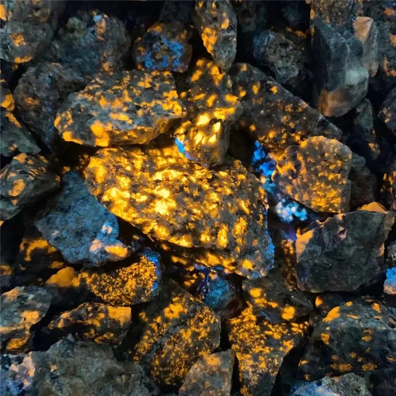 500g Natürliche Amerikanische Yooperlites Rohsteine Fluoreszierend