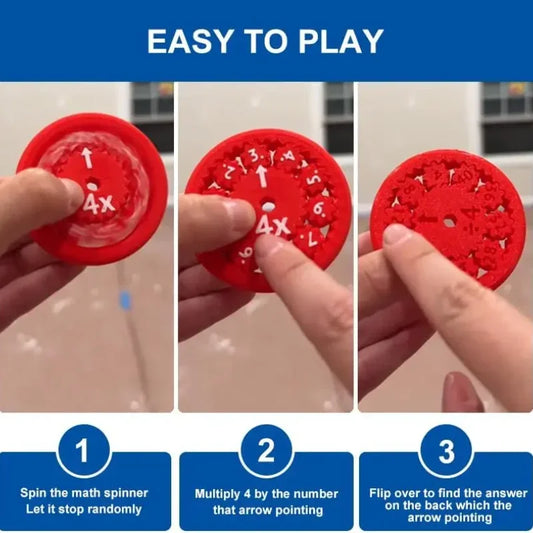 Mathematik Fidget Spinner Set mit 9 Teilen für spielerisches Lernen