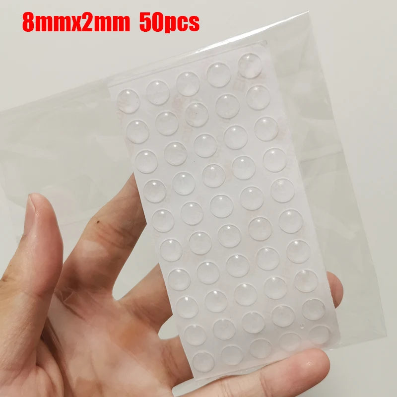 Selbstklebende rutschfeste Stoßstangen aus transparentem Silikon Puffer