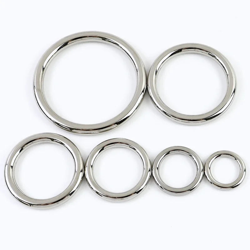 5/10x Metall Karabiner Ring Schnallen 15-50mm für Tasche, Hundeleine, Gürtel