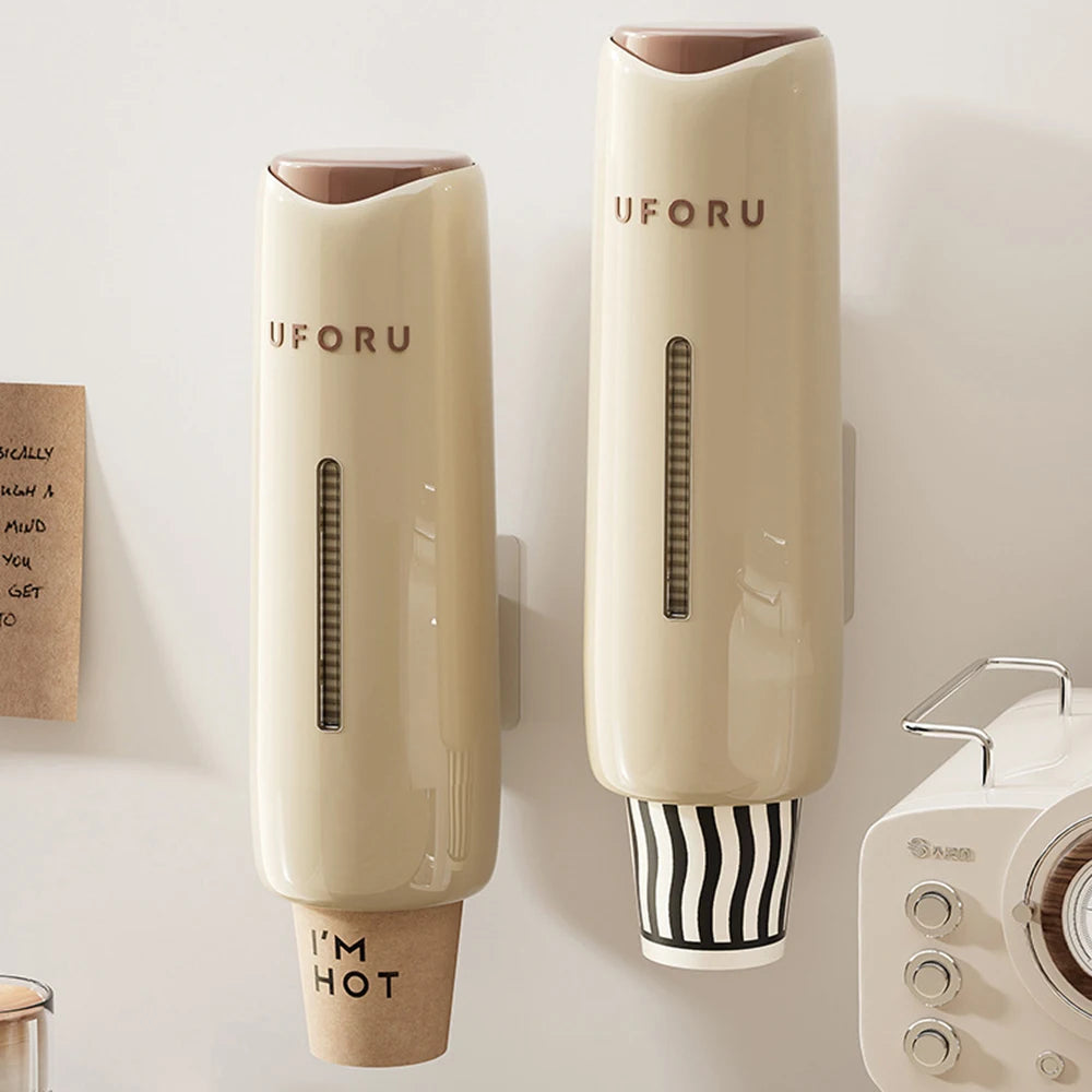 Wandmontierter Einweg Becherabzieher für Haushalt und Wasserspender