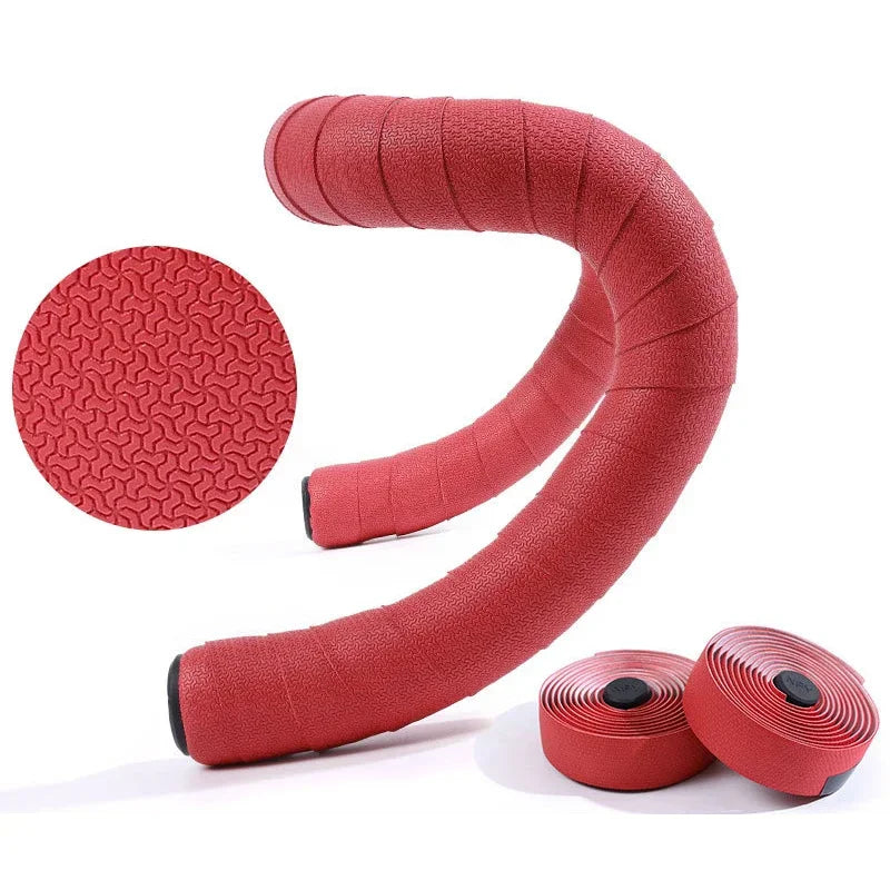 Stoßdämpfendes Rennrad-Lenkerband PU - EVA, ergonomisch, atmungsaktiv, nachtdunkelgrün