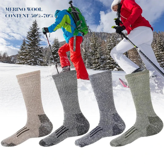 Verdickte Merinowolle Thermosocken für Herren im Winter