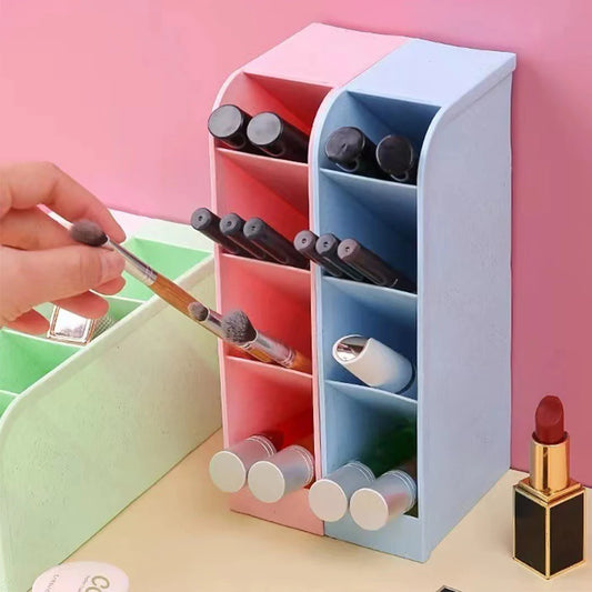 Schreibtisch Organizer Stifthalter Kosmetik Halterung matt schräg Design Büro