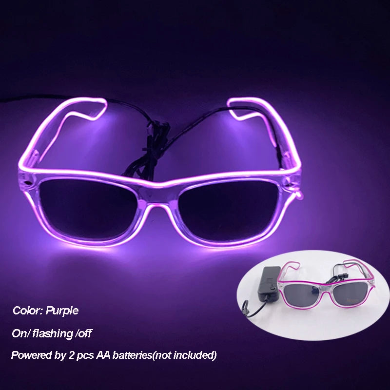 Leuchtende LED Partybrille mit Farbwechsel für unvergessliche Feste