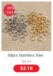 100 teiliges Set Edelstahl Auge Pins in verschiedenen Größen für Schmuckherstellung-Yabubest - Home & More