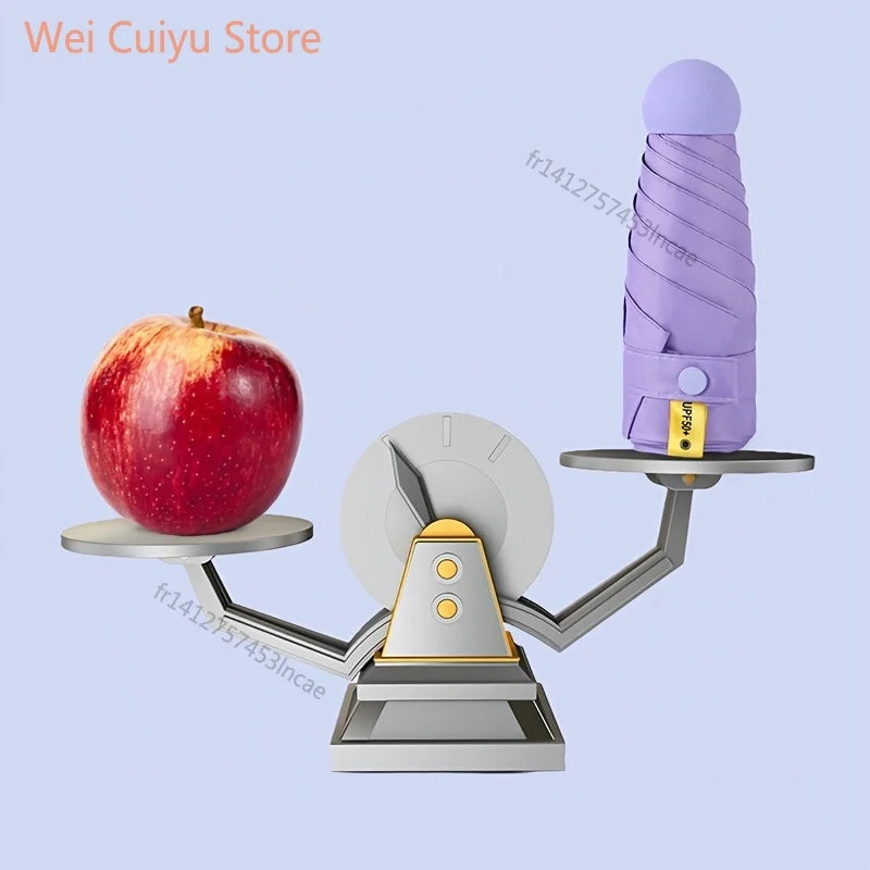 Ultraleichter kompakter Reise Regenschirm mit UV Schutz 5 Fach