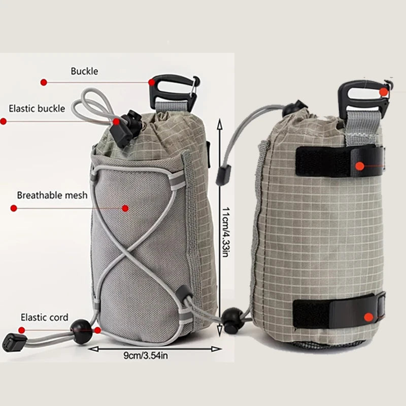 Vielseitige Outdoor Armtasche aus Nylon für Handy und Flasche