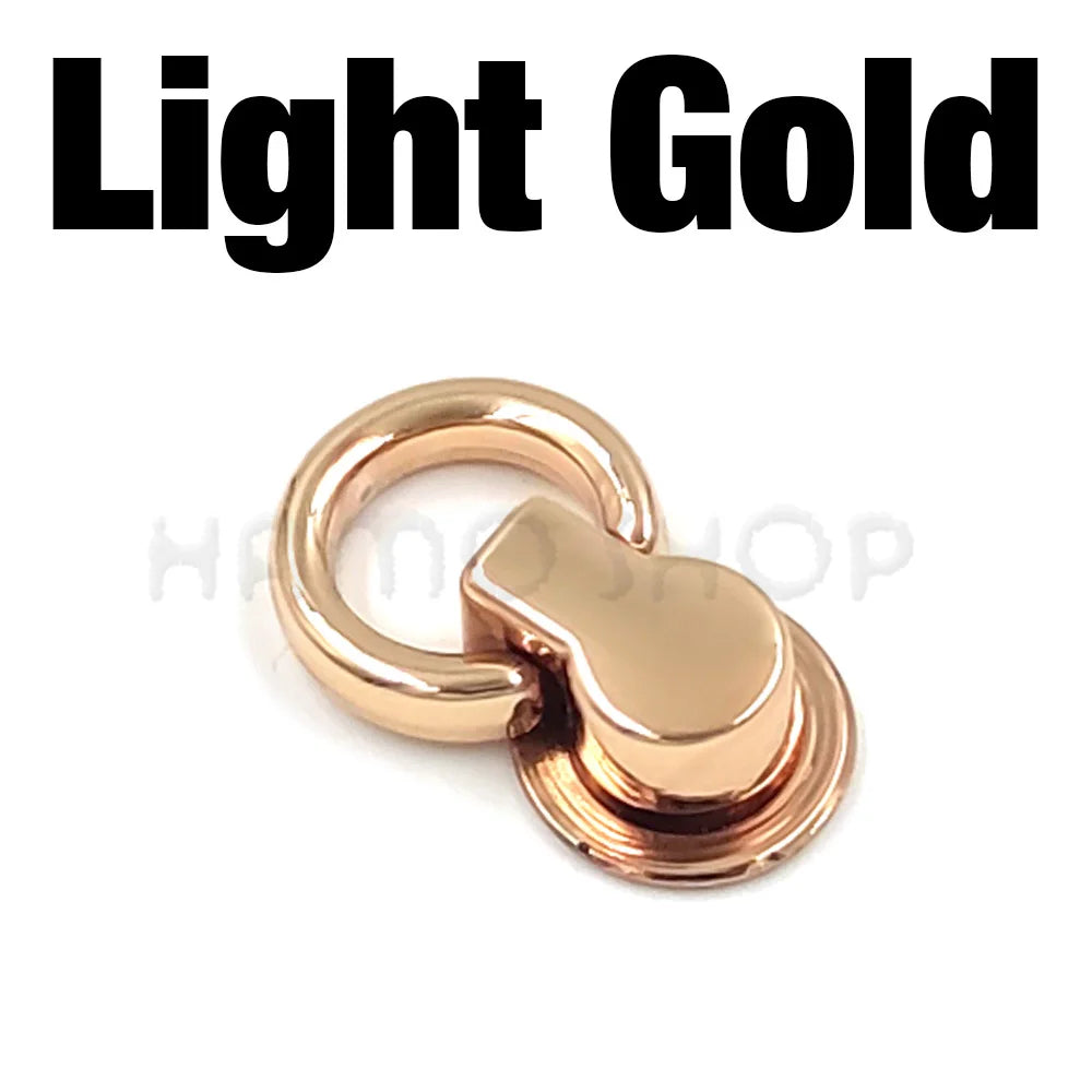 10er Set Metall O Ring Stud Niet Schraube Aufhänger für Taschen