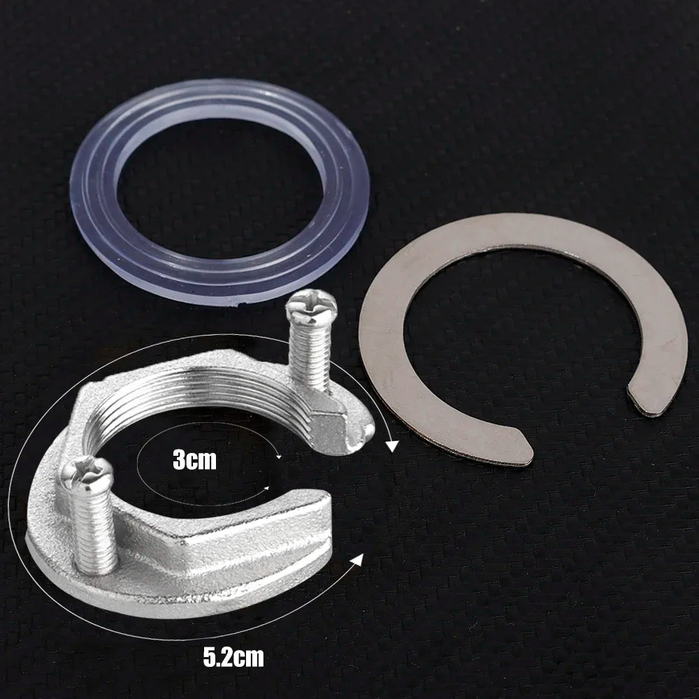 Sätze Wasserhahn Anti-Losing-Mutter Kappe C Typ Wasserhahn Befestigungs satz Waschbecken Werkzeuge Küche Befestigung Sicherungs ring Unter leg scheibe Befestigungs teile-Yabubest - Home & More