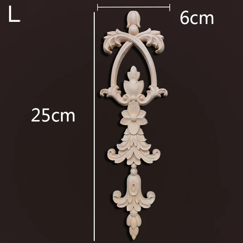 Holzmoebel Applikationen Wohnzimmer Dekoration NATUERLICHE Blumen