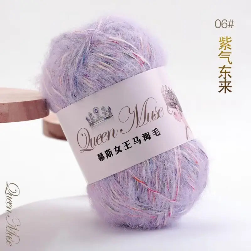 Weiches Mohair Garn für komfortable handgestrickte Kleidung