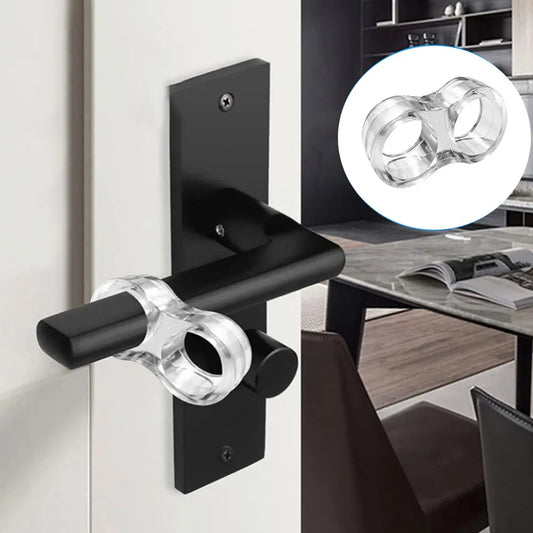 Transparenter PVC Türstopper für Griffe 2 oder 4 Stück Wandschutz