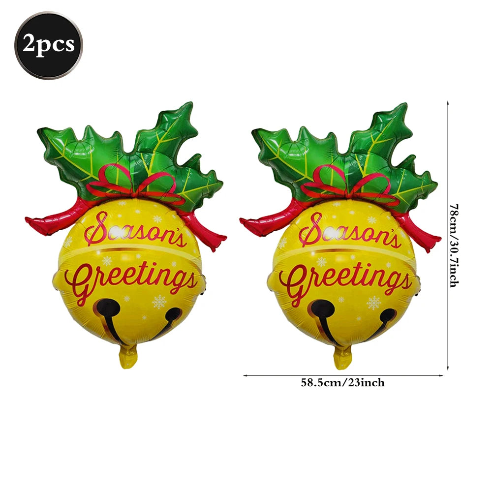 Festliche Weihnachts Folienballons Santa Rentier Schneemann für Partys