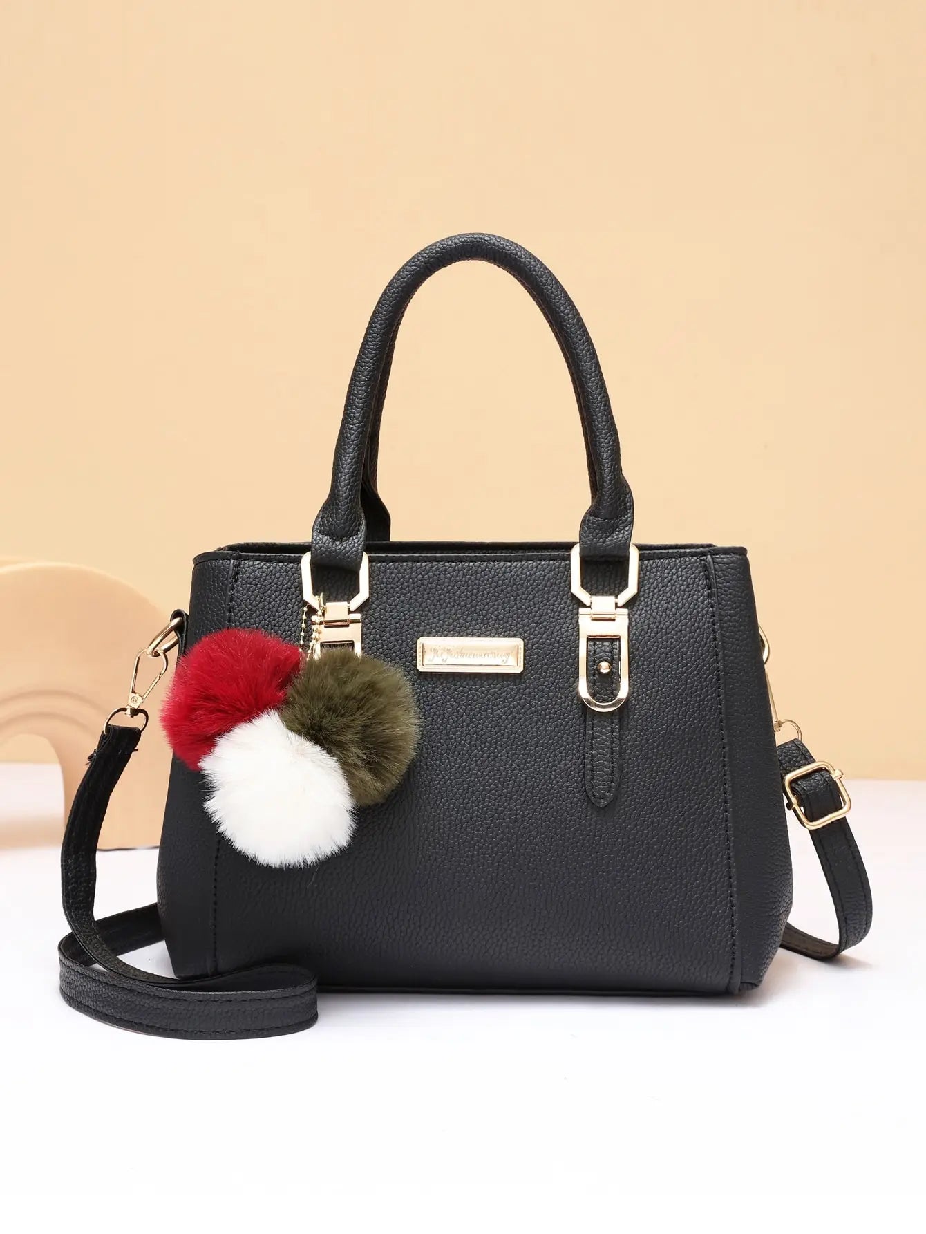 Elegante Vintage PU Leder Damen Handtasche – Schulter, Tote - Messenger Bag