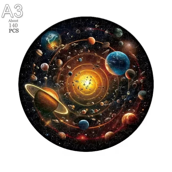 Faszinierendes 3D Holzpuzzle für entspannende Stunden und Kreativität