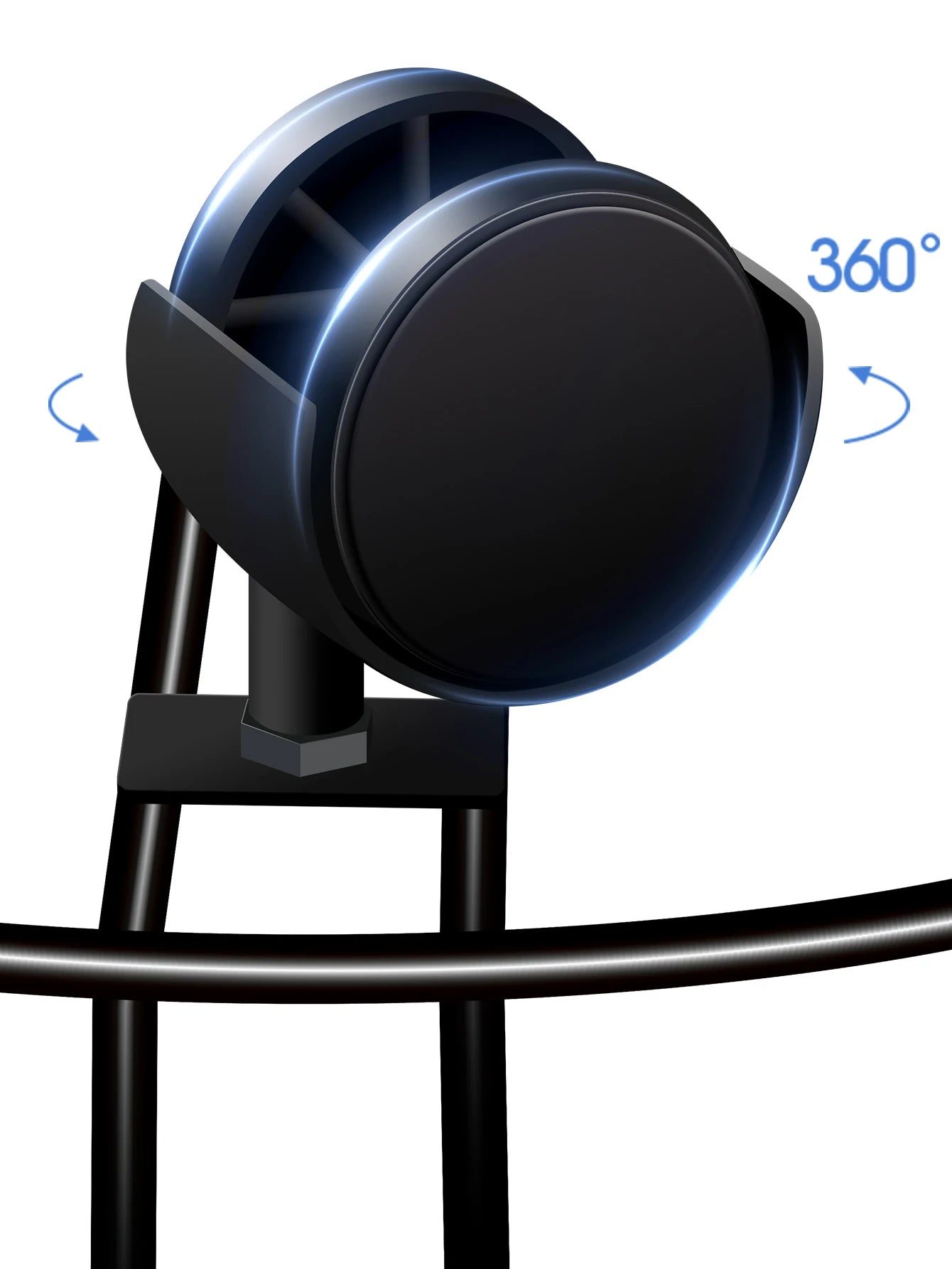 Runder eiserner Pflanzenständer mit beweglichem Display für Balkon und Garten