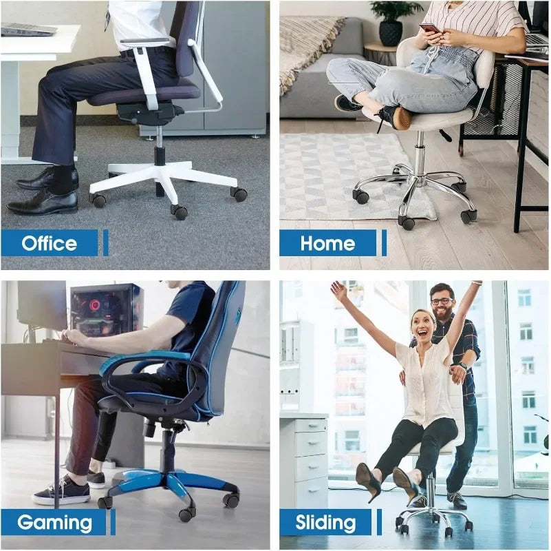 Langlebige Möbel-Fußrolle aus Kunststoff - PVC für leises Rollen