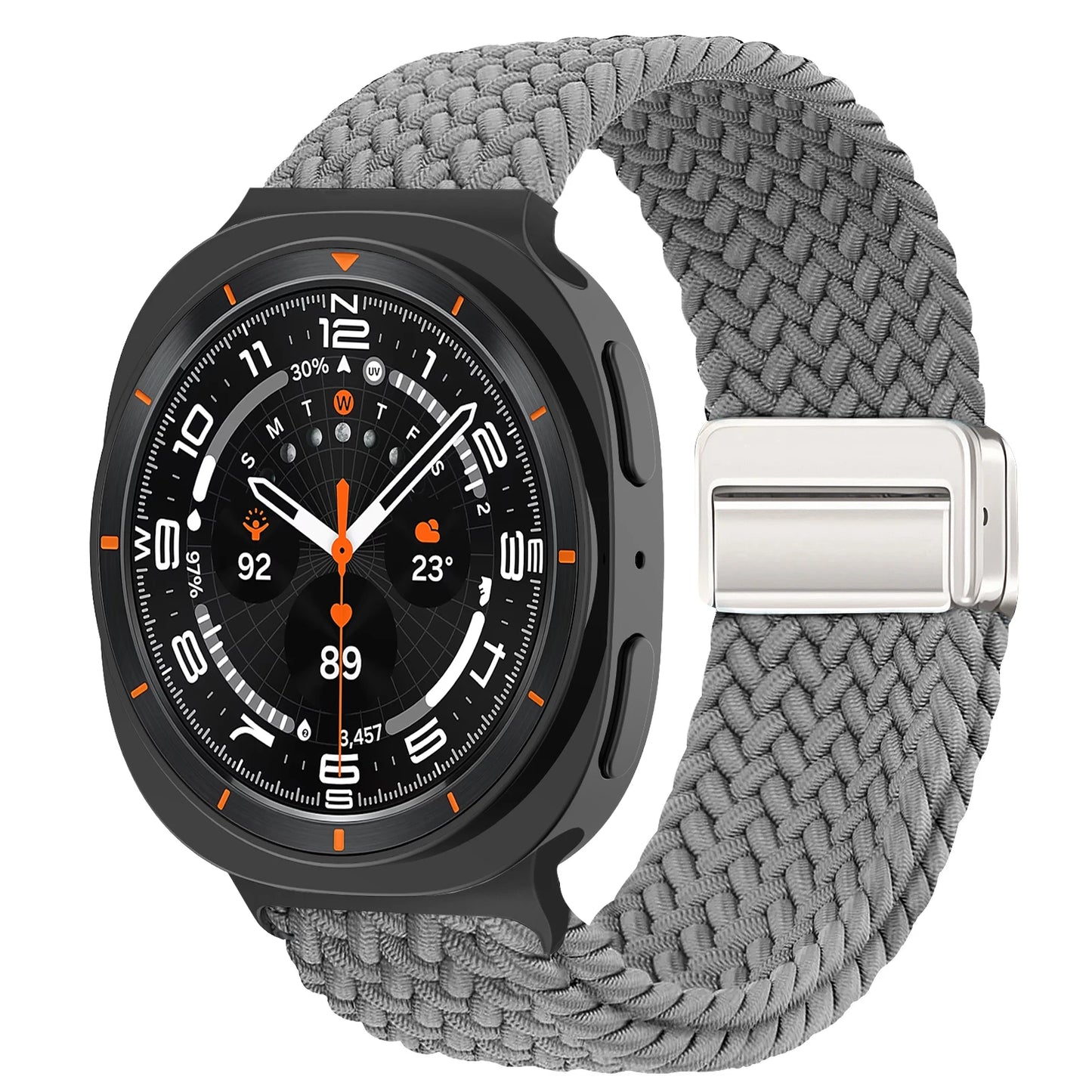 Magnetisches Nylon Uhrenarmband kompatibel für Galaxy Watch 40/44/47 mm