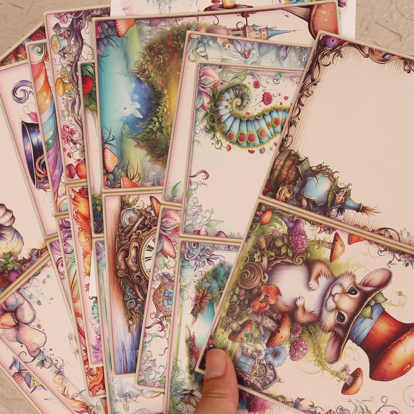 54-teiliges beschreibbares Junk-Journal-Set für kreatives Basteln
