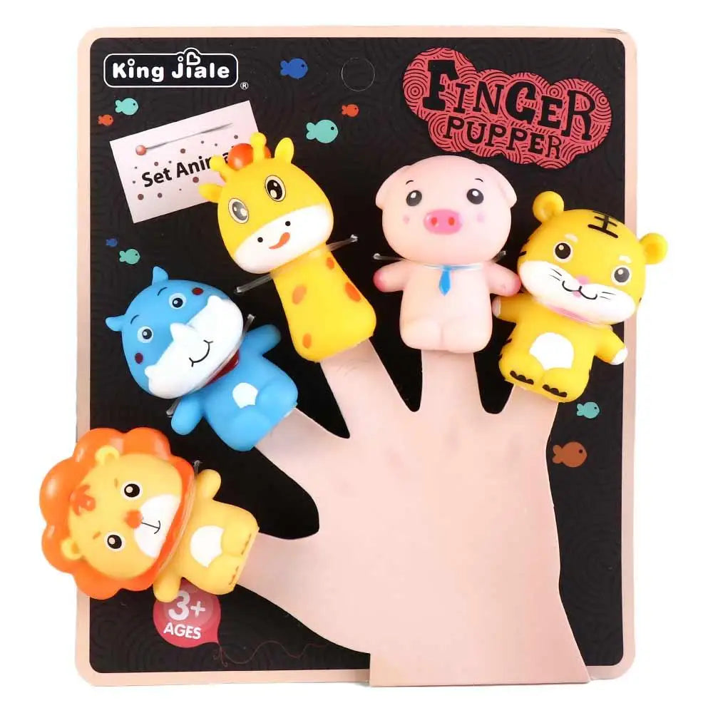 Fingerpuppen Puppenspielzeug Dinosaurier Tierkopf Handschuhe Spielzeug