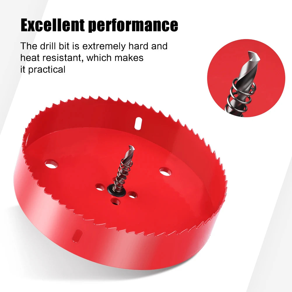 Bimetall Lochsäge HSS 15-200mm für Metall, Holz und Kunststoff