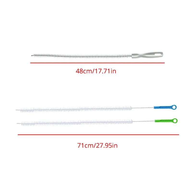 Flexible Abflussreinigungsbürste 48 71 cm für Waschbecken und Rohre