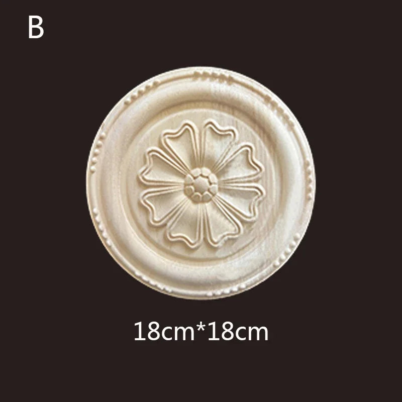 Geschnitzte Holzapplikationen für Möbel und Heimdekoration Basteln