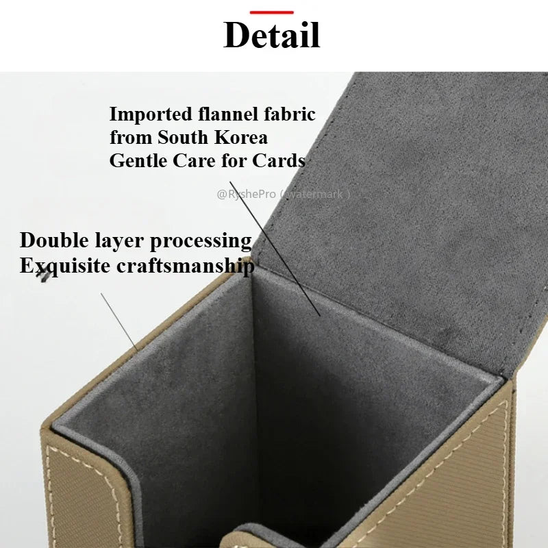 Robuste Deckbox für über 100 Sammelkarten sichere Aufbewahrung