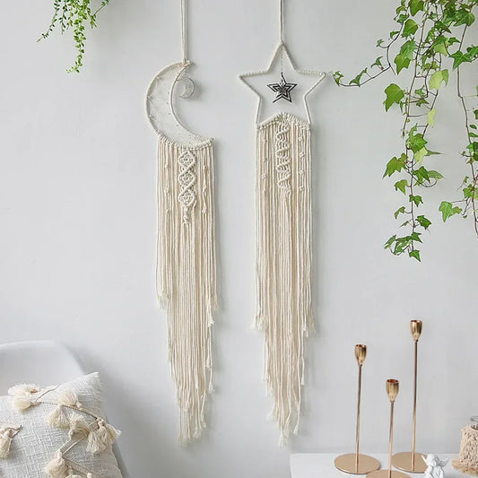 Baum des Lebens Traumfaenger Makramee Boho Wandbehang fuer Zuhaus