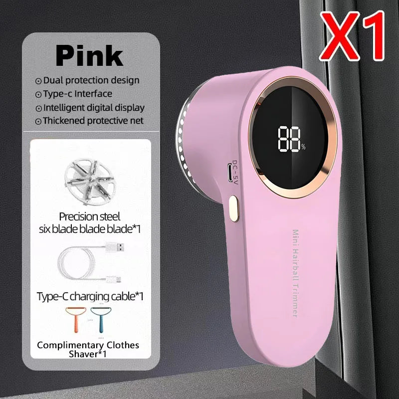 Tragbarer elektrischer Lint Remover mit USB Ladefunktion und Hochgeschwindigkeitsmotor