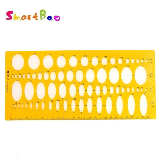 Professionelle Ellipse Zeichnung Vorlage Kunststoff Design Werkzeug