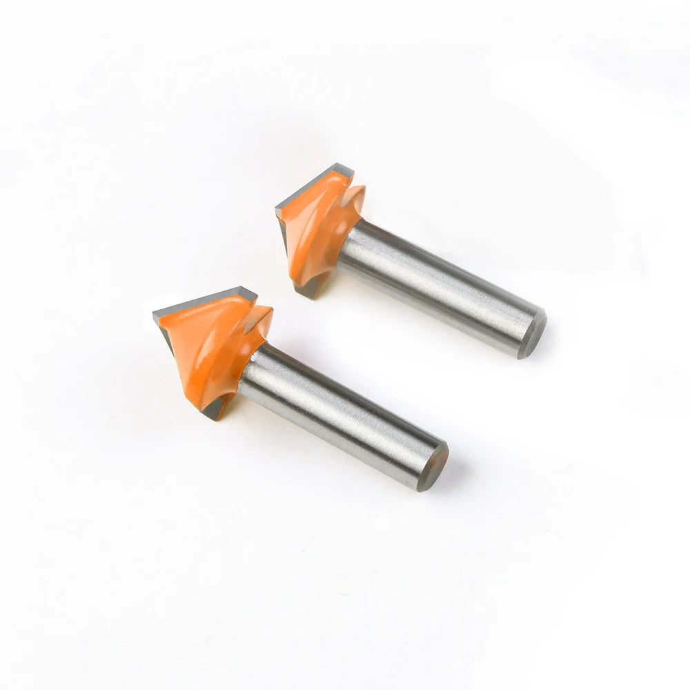 3D V-förmiger Fräser 90° und 120° für präzise Anfas- und Gravurarbeiten
