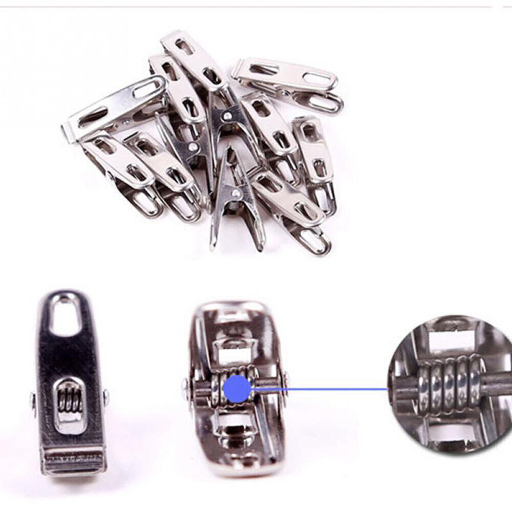 Wäscheklammern aus Edelstahl für windfestes Trocknen