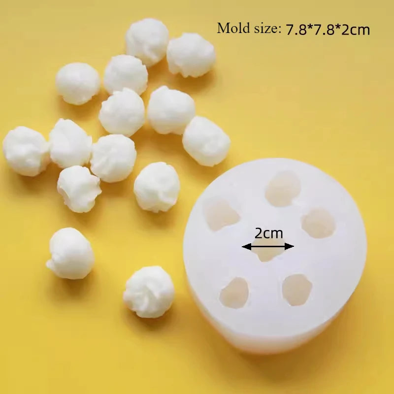 Lebensmittelechte 3D Popcorn Silikonform – hitzebeständig - vielseitig