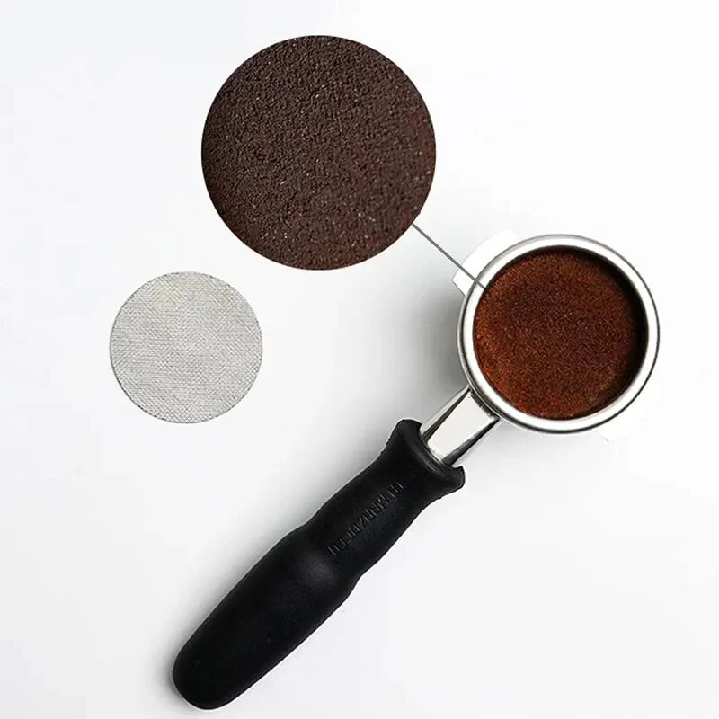 Wiederverwendbarer Holz Kaffeefilterhalter für Espresso Siebträger