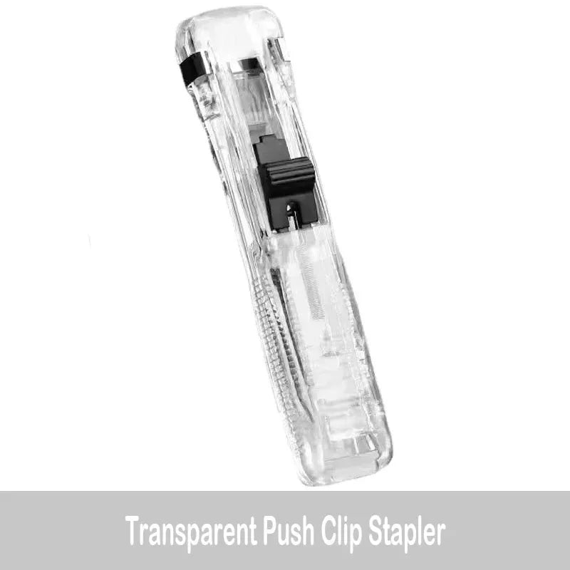 Push-Clip Hefter klammerlos für Dokumente & Notizen - Büro Schule Organizer