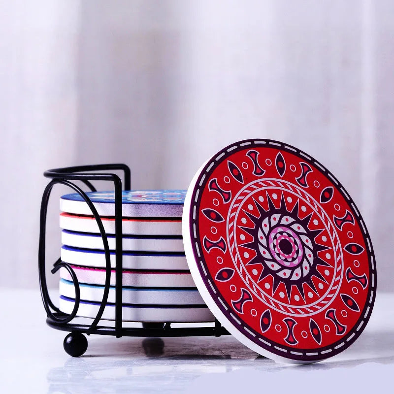 Rutschfeste Wasserabsorbierende Untersetzer für umfassenden Tischschutz