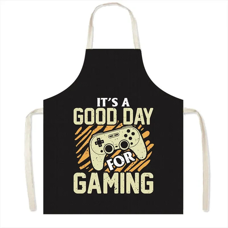 Leinen-Schürze mit Baumwollmix – Strapazierfähig und Pflegeleicht für Haushalt - Küche