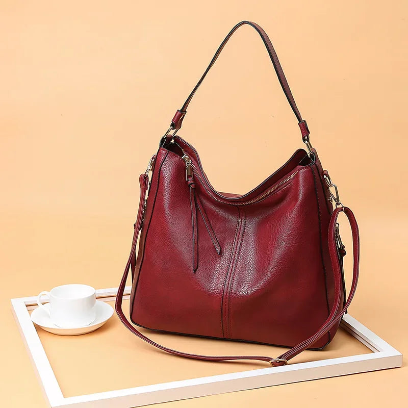 Große Damen Umhängetasche – Vielseitige Schultertasche für Alltag & Einkauf