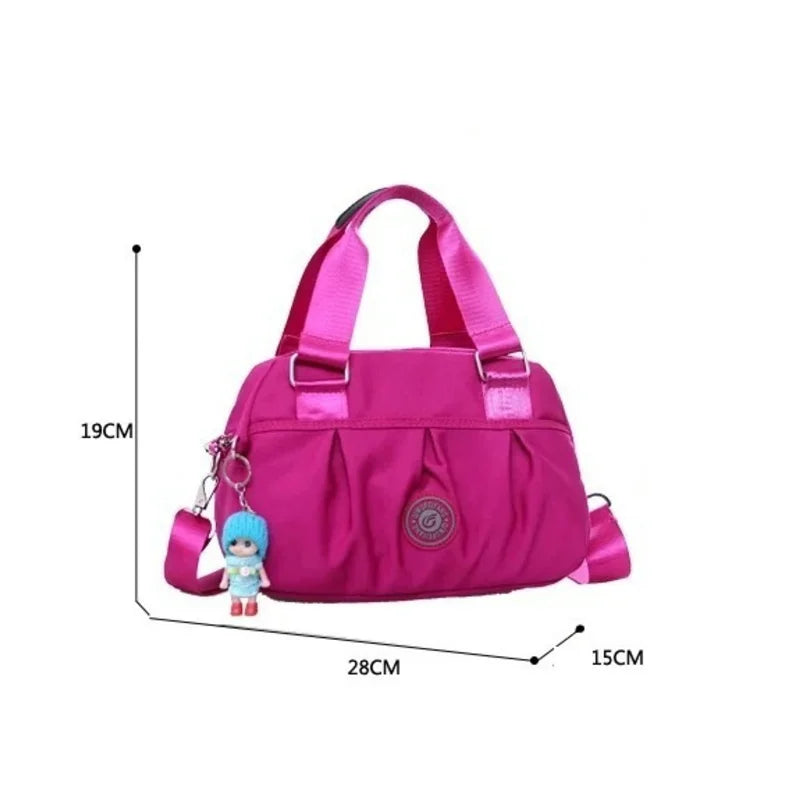 Wasserdichte modische Umhängetasche aus Leinwand für Damen