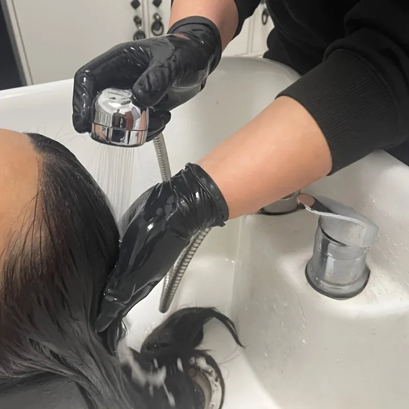 50/100 Stück schwarze Nitrilhandschuhe für den vielseitigen Einsatz