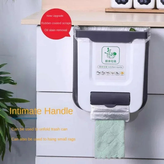 Faltbarer hängender Mülleimer für Küche und Wohnmobil mit großem Volumen