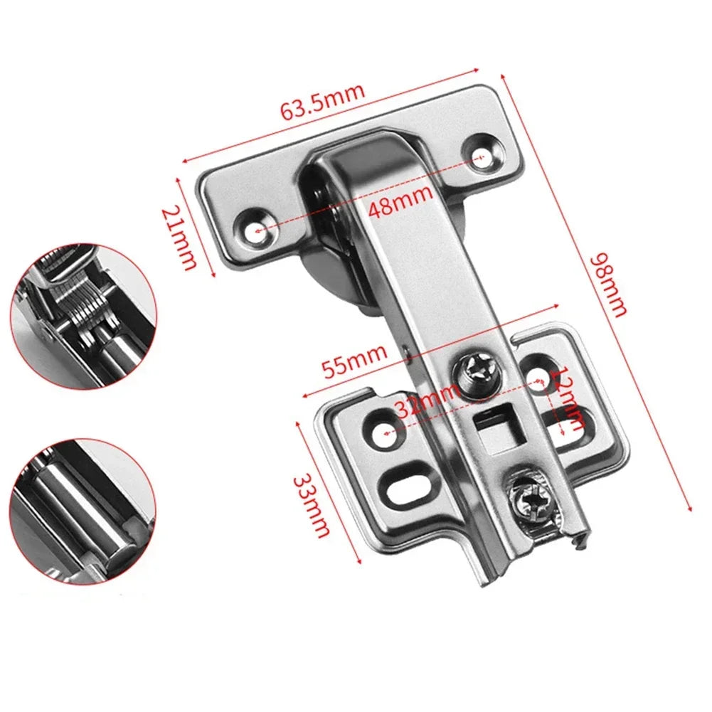 Hydraulische 90° Möbel-Scharniere für leises Schließen in der Küche