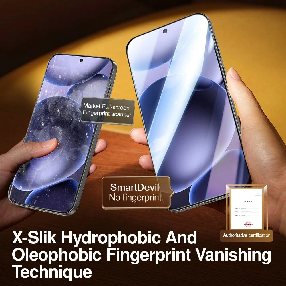 SmartDevil Displayschutzfolie für OPPO Find X9 Pro X8s | HD | Anti-Fingerabdruck