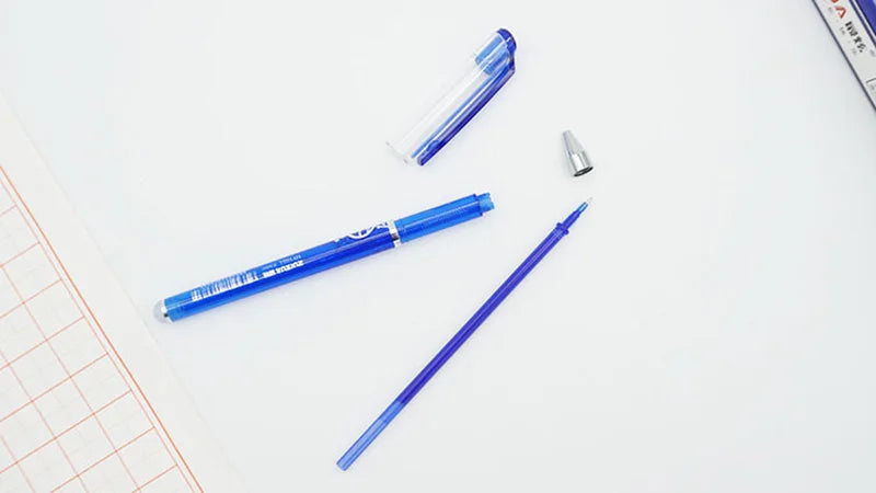Löschbarer Gel Stift Set 0,5mm – Schwarz, Blau, Rot für Schule & Büro-Yabubest - Home & More