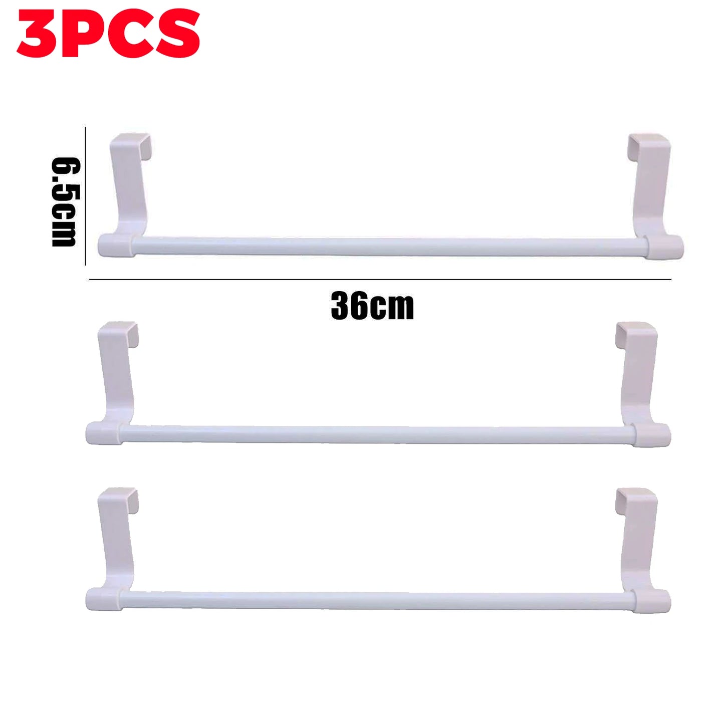 Edelstahl Tür Handtuchhalter für Küche Bad – Einzel oder 6er Set Aufhänger