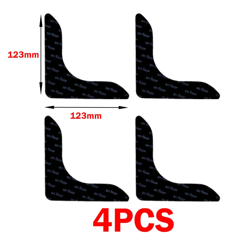 Rutschfeste Teppich Aufkleber Waschbar Anti Curling Patch für Bodenteppiche